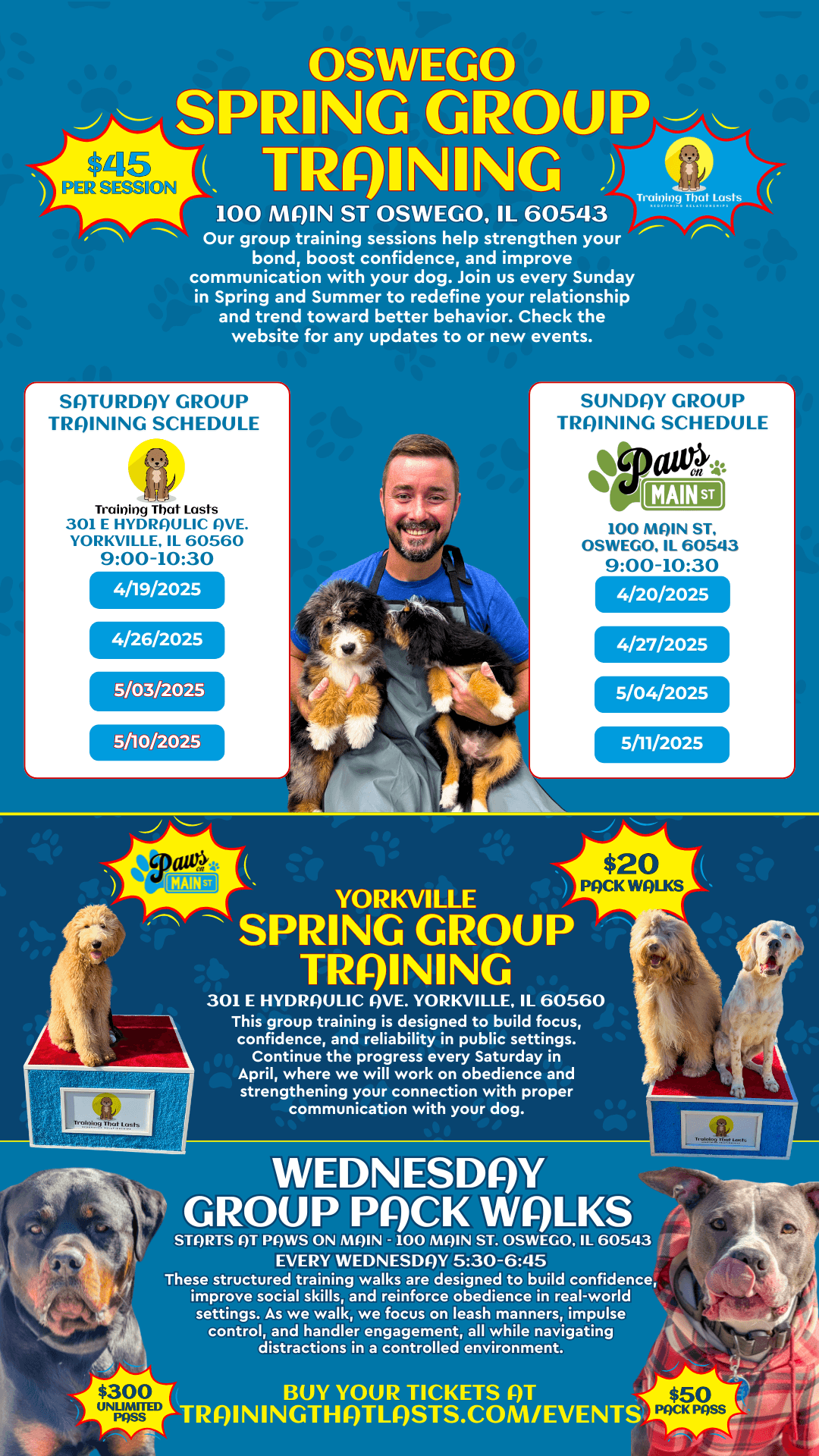 Training That Lasts social media event graphic