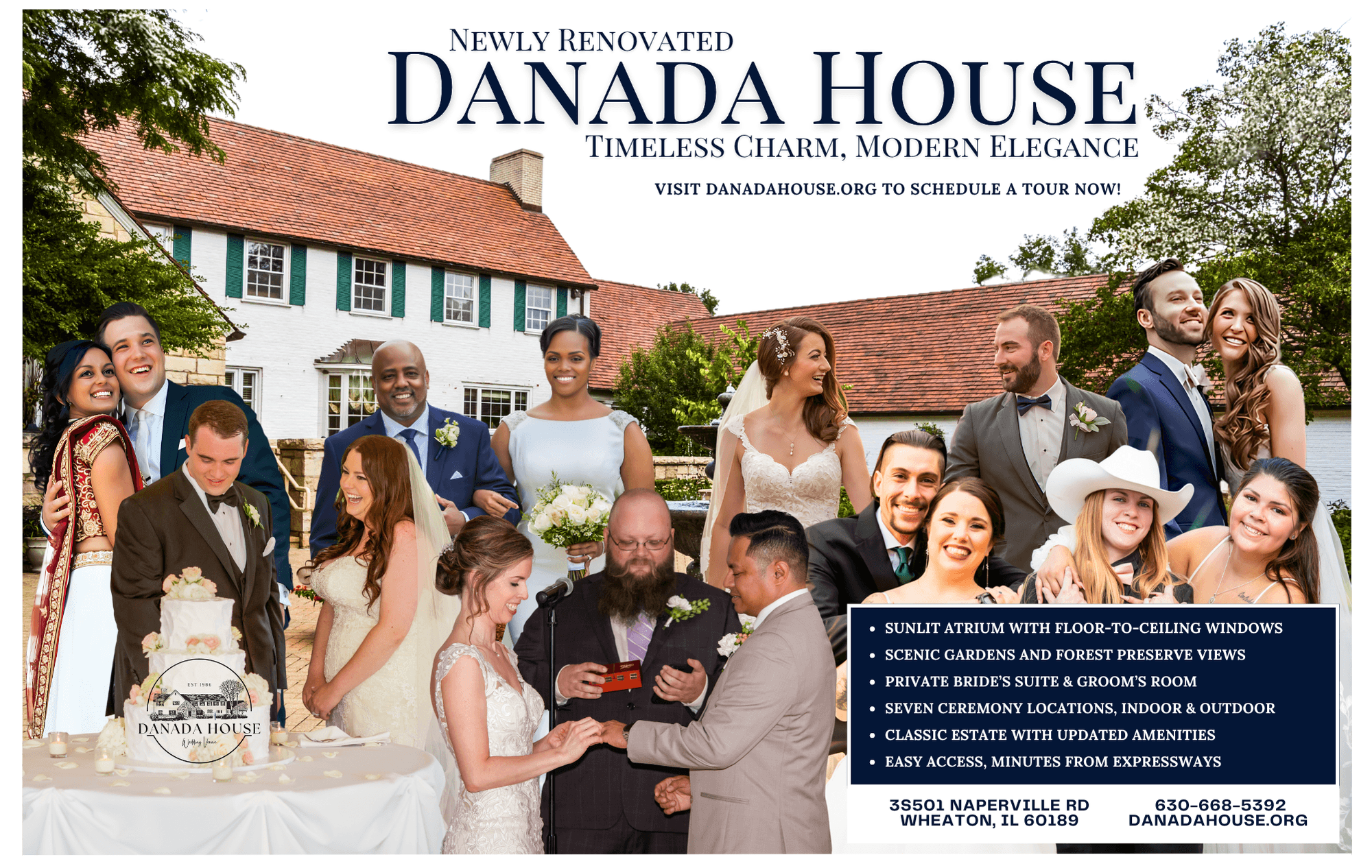 Danada House wedding social media campaign