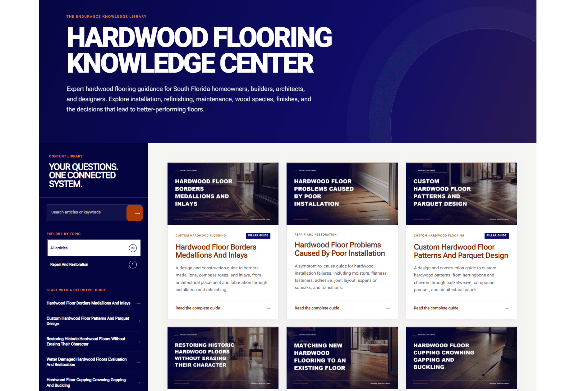Endurance Floor Company Hardwood Flooring Knowledge Center